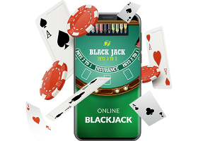 เล่นแบล็คแจ็คบนมือถือ